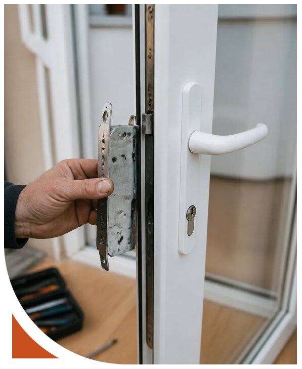 Ремонт замка пластиковой двери в Долгопрудном от 2537 р. | Разлок-Длг